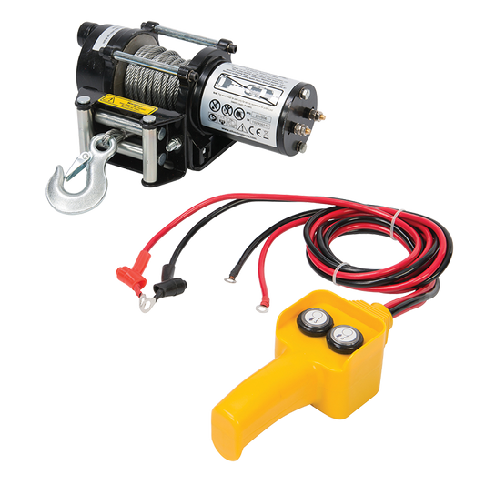Silverline 2000LB 12V Electric Winch 748850