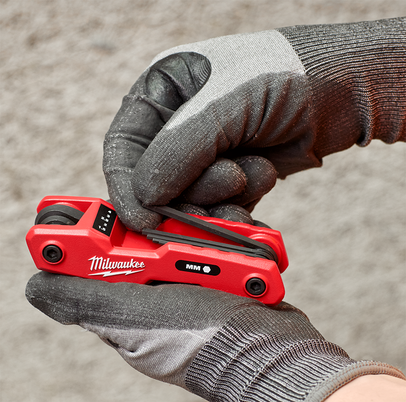 Milwaukee 8pc Folding Metric Hex Key Set 4932480978