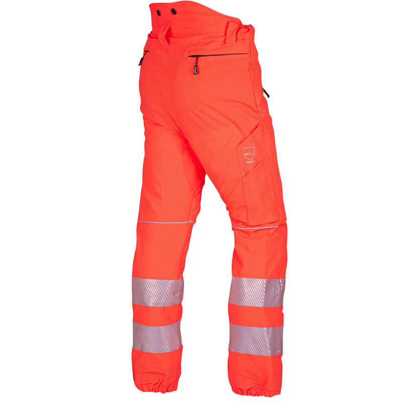 Arbortec Breatheflex Type C Class 1, 2, 3 Chainsaw Trousers - Hi-Viz Orange - Reduced To Clear