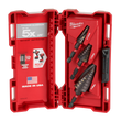 Milwaukee Shockwave Impact Duty Step Drills Set open.