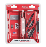 Milwaukee Shockwave Impact Duty Step Drills Set in packaging.
