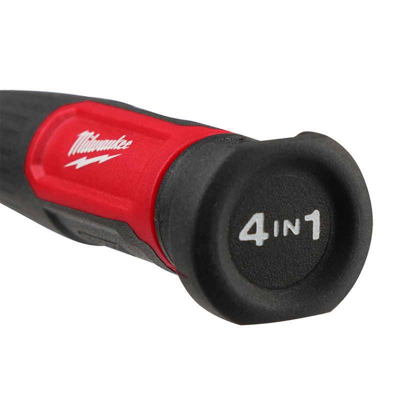 Milwaukee tool with red and black design on a white background