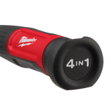 Milwaukee tool with red and black design on a white background