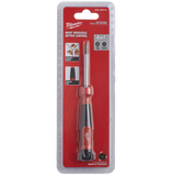 Milwaukee screwdriver in packaging on a white background