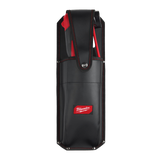 Black tool pouch with red accents and Milwaukee logo