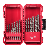 Milwaukee 19pc Thunderweb HSS (DIN338) Ground Metal Drill Bit Set 4932493869