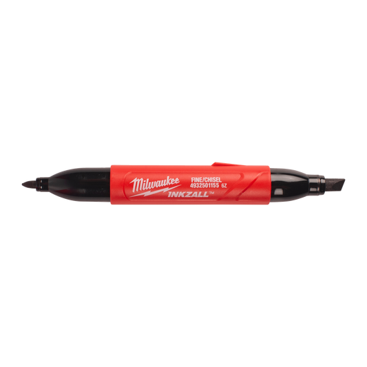 Milwaukee INKZALL marker with red body and black accents