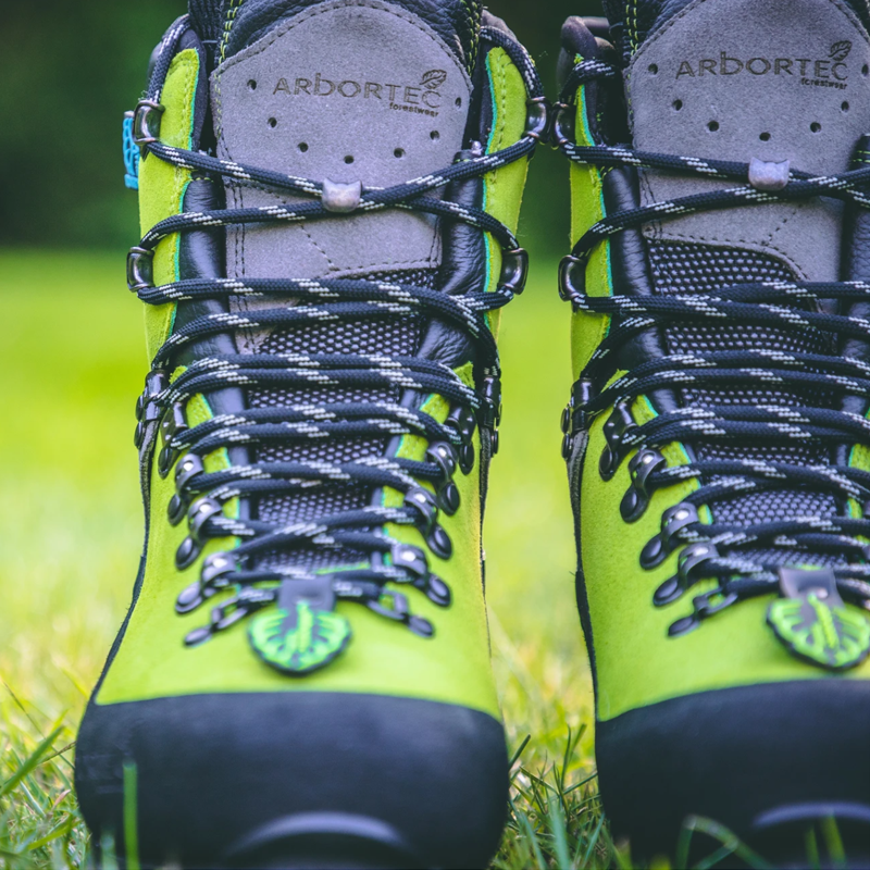 Arbortec Scafell Lite Class 2 Chainsaw Boot - Lime