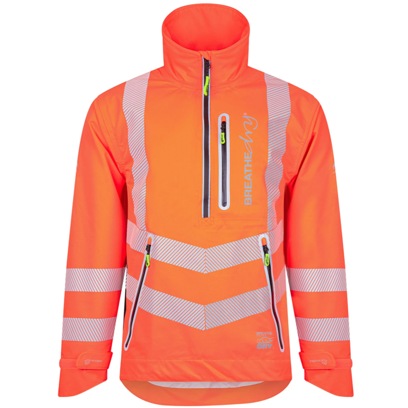 Arbortec BreatheDry® Waterproof Smock - Hi-Vis Orange