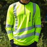 Treehog Long Sleeve T-shirt - Hi-Vis Yellow
