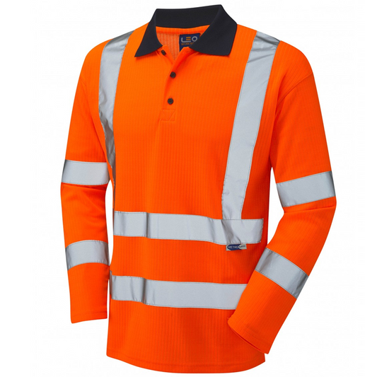 SWIMBRIDGE Class 3 Comfort Sleeved Polo Shirt Orange