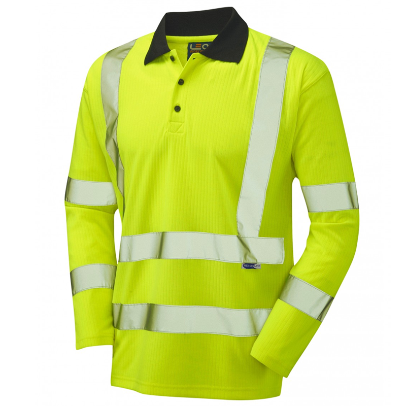 SWIMBRIDGE Class 3 Comfort Sleeved Polo Shirt Yellow