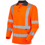 WOOLSERY Class 3 Coolviz Sleeved Polo Shirt (EcoViz) Orange