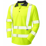 WOOLSERY Class 3 Coolviz Sleeved Polo Shirt (EcoViz) Yellow