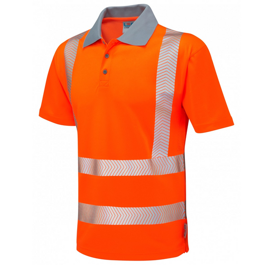 WOOLACOMBE Class 2 Coolviz Plus Polo Shirt Orange