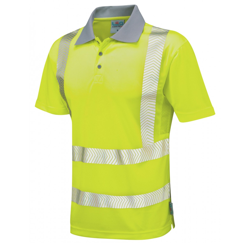 WOOLACOMBE Class 2 Coolviz Plus Polo Shirt Yellow