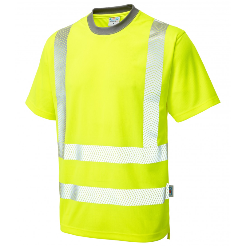 LARKSTONE Class 2 Coolviz Plus T-Shirt Yellow