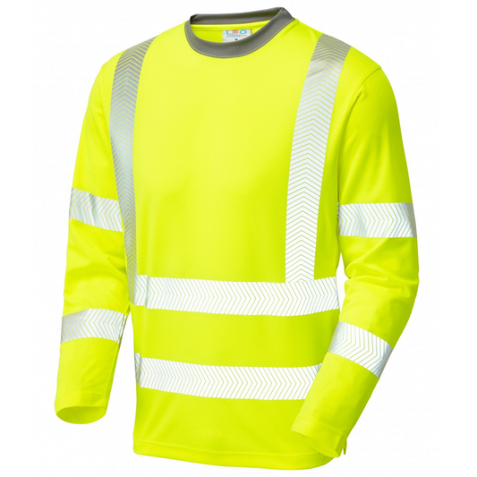 CAPSTONE Class 3 Coolviz Plus Sleeved T-Shirt Yellow