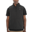 Person wearing a black Milwaukee vest